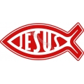Sticker Peste dimensiune mare, Jesus